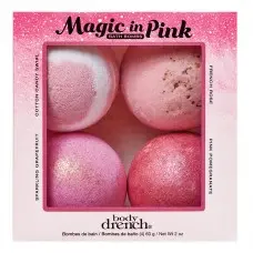 Body Drench Magic In Pink Bath Bomb 4pk